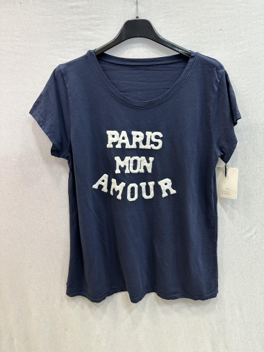 Grossiste Mylee - T-shirt Paris Mon Amour