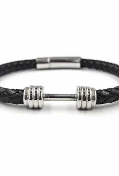 Großhändler MYLENE ET FELIX - Steel dumbbell bracelet