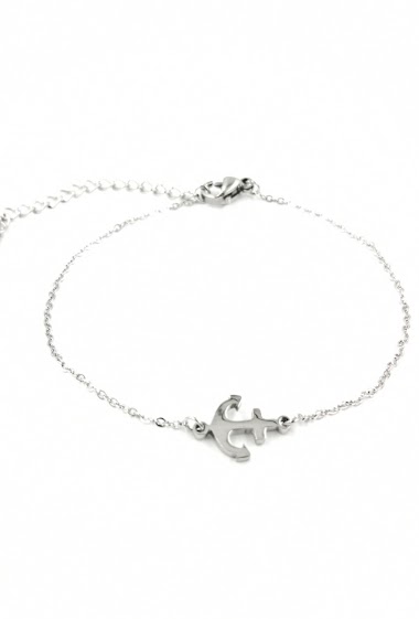 Grossiste MYLENE ET FELIX - Bracelet ancre de marine en acier inoxydable Bracelet femme