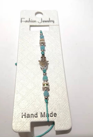 Grossiste MYLENE ET FELIX - bracelet cordon main de fatma Khamsa femme bracelet pierre