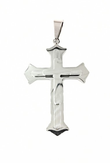 Wholesaler MYLENE ET FELIX - Steel cross pendant