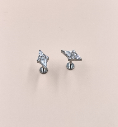 Wholesaler MYLENE ET FELIX - Titanium diamond piercing