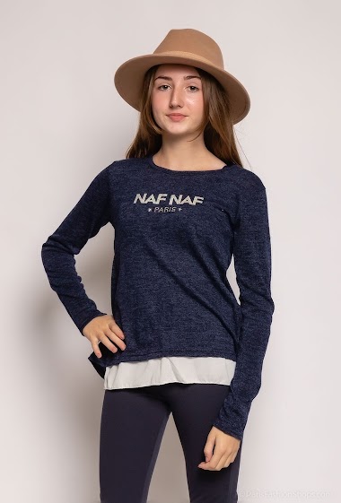 Wholesaler NAF NAF - Naf Naf long sleeves T-shirt