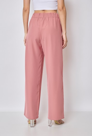 Wholesaler Nana Love - Straight cut pants with elastic