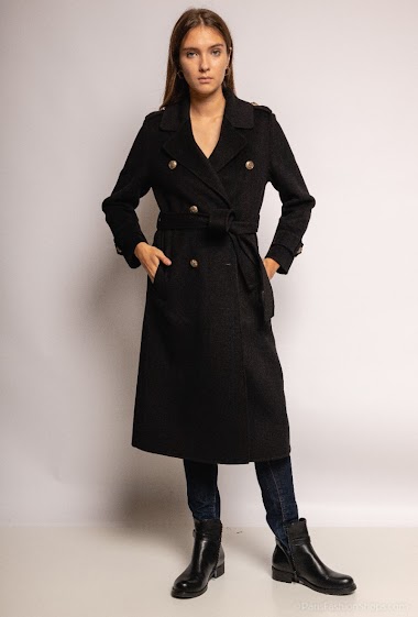 Wholesaler Nana Love - Trench coat with gold buttons