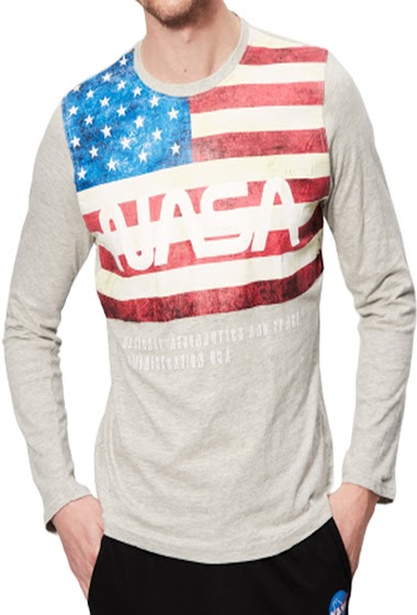 Wholesaler Nasa - Nasa Long sleeve T-shirt Man