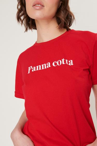 Großhändler NATHAEL - Pannacotta-T-Shirt