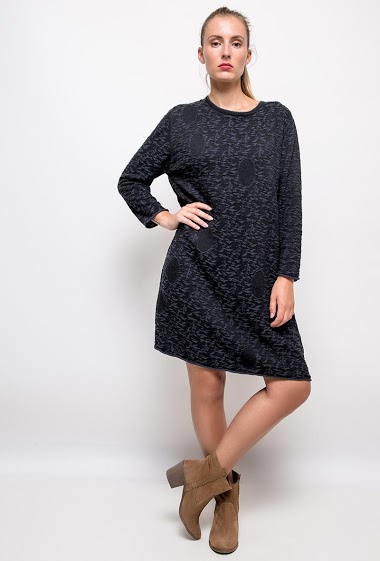 Wholesaler Neslay - Textured casual dress