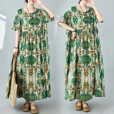 Wholesaler Neslay - Cotton Print Dress