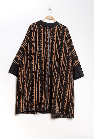 Großhändler Neslay - Texturized cable knit sweatshirt