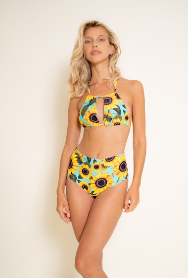 Wholesaler Neufred - High neck bikini - Sunflower