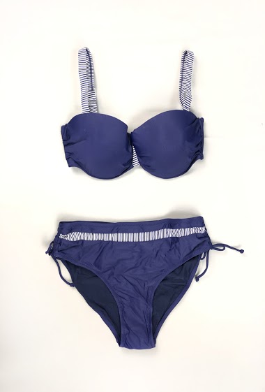 Wholesaler Neufred - Bikini large size -  Striped detail