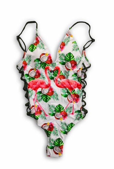 Wholesaler Neufred - Swimsuit 1 piece - Flamingo