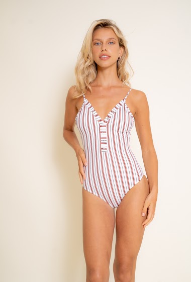 Mayorista Neufred - One piece swimsuit - Stripes