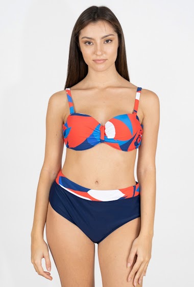 Großhändler Neufred - Colorful large size Swimsuit 2 pieces