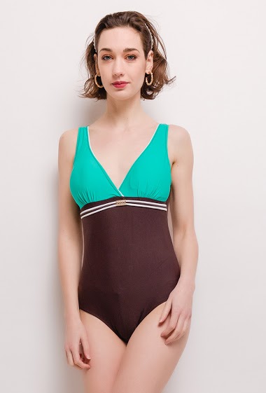 Wholesaler Neufred - Piece swimsuit, bicolor
