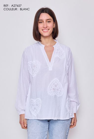 Wholesaler NEW& CO - V-neck blouse