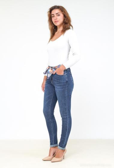 Grossiste DESTINA - Jeans foulard