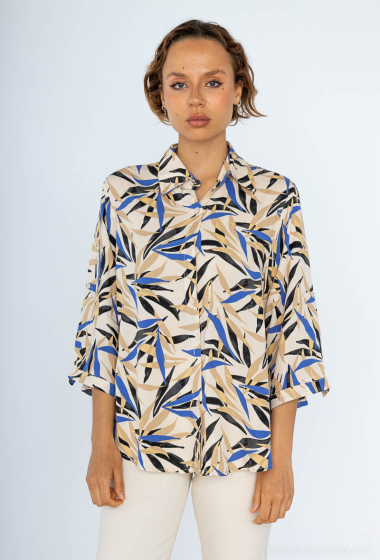 Wholesaler New Lolo - shirt with buttons with leaves