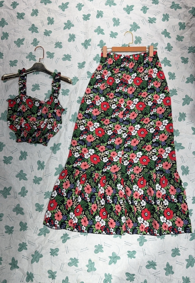 Wholesaler New Lolo - Together. long skirt tops cotton flower