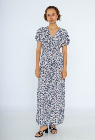 Wholesaler New Lolo - LONG DRESS WITH FLOWERS