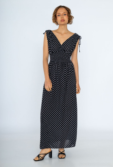 Wholesaler New Lolo - long polka dot dress