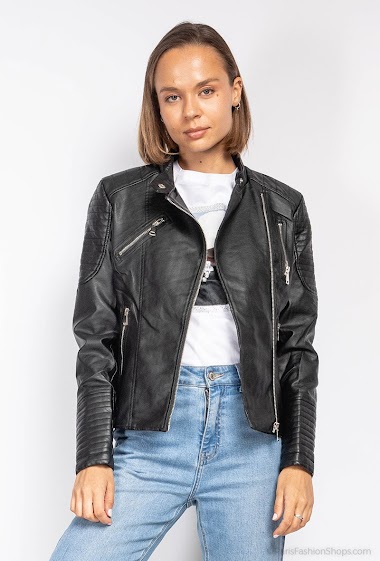 Wholesaler New Lolo - Fake leather jacket