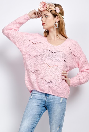 Wholesalers New Sensation - Perforated sweater