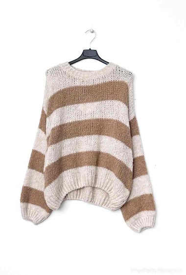 Wholesaler New Sensation - Striped wool sweater