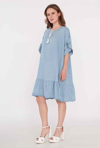 Wholesalers New Sensation - Tencel denim dress