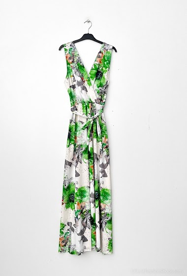 Wholesalers New Sensation - Long dress in floral print
