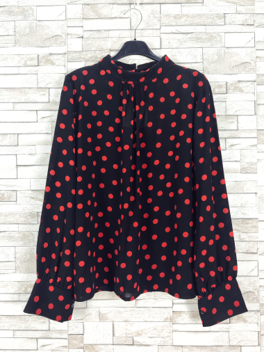Wholesaler New Sunshine - Polka dot print blouse