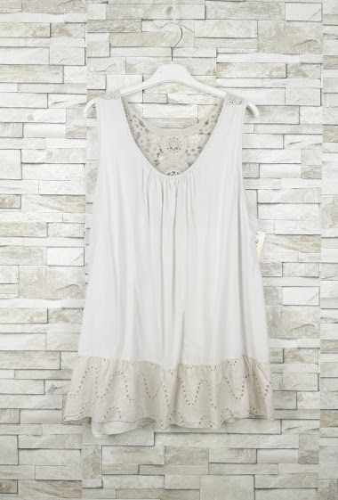 Wholesaler New Sunshine - Top with lace back