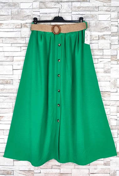Großhändler New Sunshine - Long skirt with belt