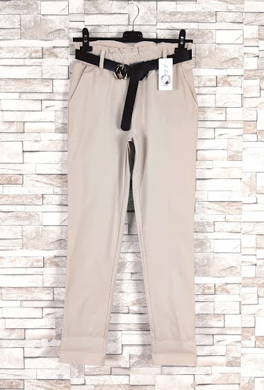 Wholesalers New Sunshine - 2-pocket pants with belt