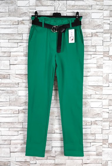 Grossiste New Sunshine - Pantalon 2 poches avec ceinture
