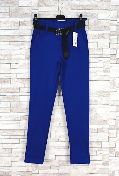 2-pocket pants with belt