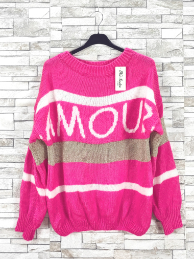 Grossiste New Sunshine - Pull "AMOUR"