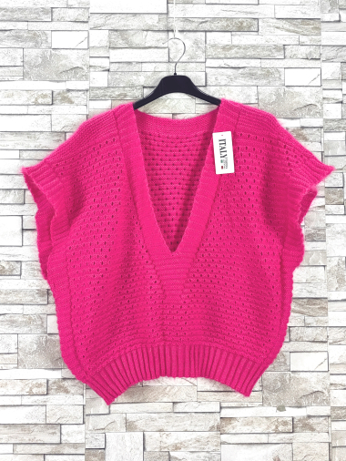 Wholesaler New Sunshine - Sleeveless v-neck sweater