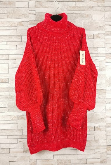 Großhändler New Sunshine - Turtleneck tunic sweater
