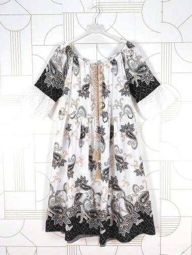 Wholesaler New Sunshine - Paisley print dress