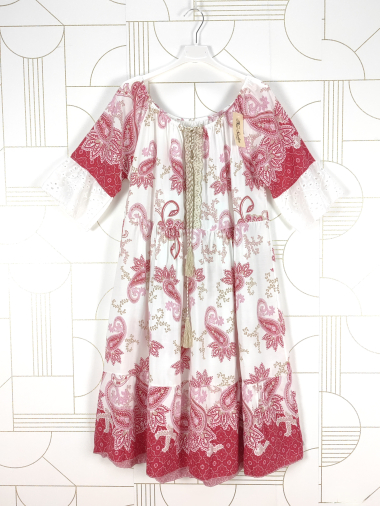 Wholesaler New Sunshine - Paisley print dress