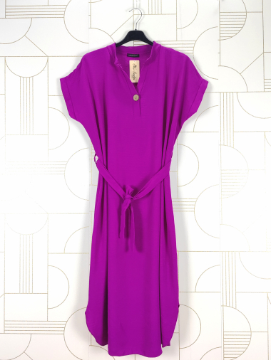 Wholesaler New Sunshine - Mao collar dress