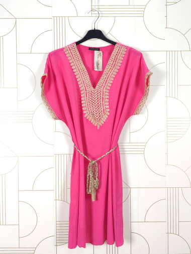 Wholesaler New Sunshine - Short v-neck dress