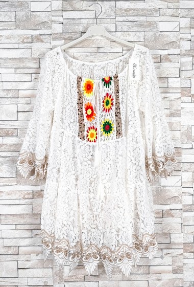 Großhändler New Sunshine - Short lace dress