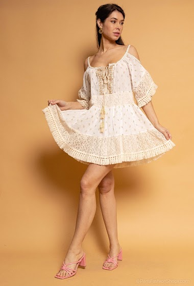 Großhändler New Sunshine - lace short dress