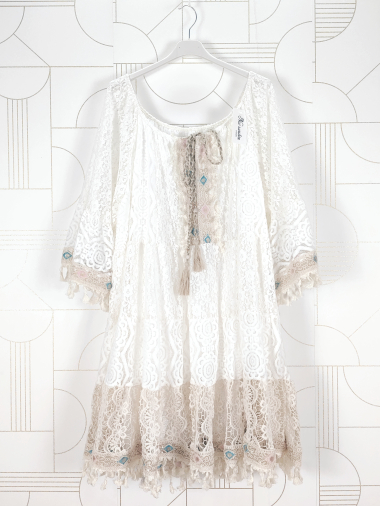 Wholesaler New Sunshine - Lace dress with lining