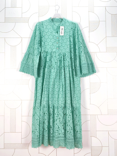 Wholesaler New Sunshine - Long lace dress with lining