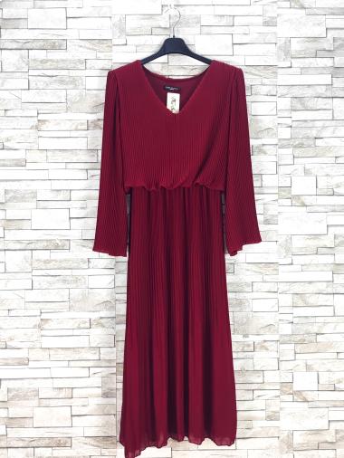Wholesaler New Sunshine - Long pleated dress