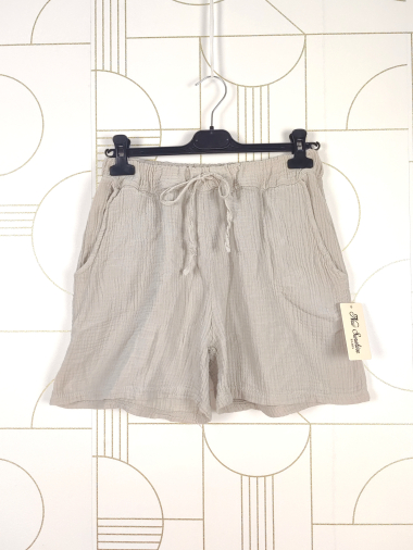 Wholesaler New Sunshine - Cotton gauze shorts
